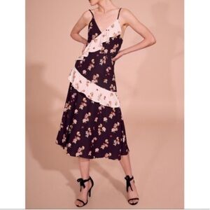 KEEPSAKE the Label Black and Floral Dress size XS